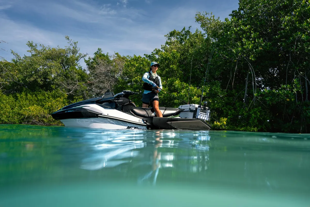 Jet ski para pesca: o que muda em relação ao passeio — Kawasaki Jet
