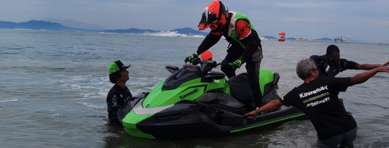 A nova geração da Kawasaki STX 160 de 2026 foi apresentada na Tailândia durante a Copa do Mundo de Jet Ski.
