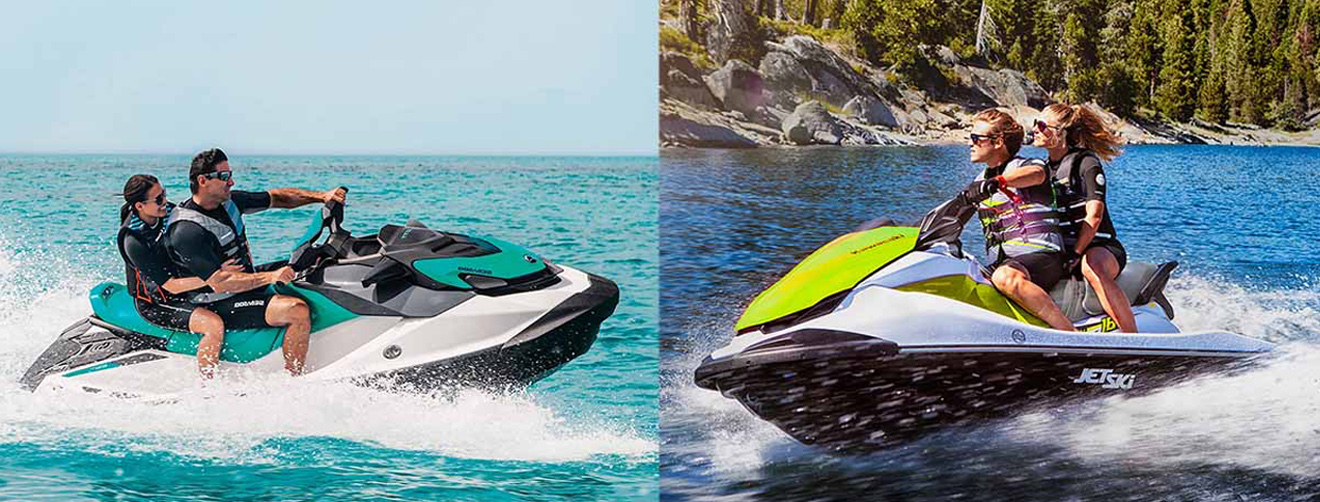Kawasaki STX 160 ou Sea-Doo GTX: qual é o melhor jet ski para você?